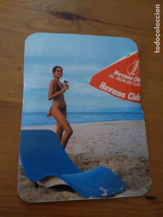 Kalender: CALENDARIO DE BOLSILLO - 1989 - RON HAVANA CLUB EN INGLES - CHICA