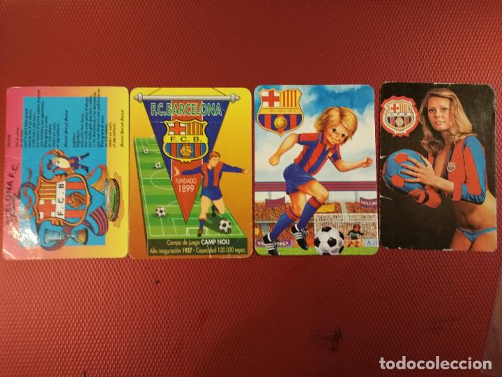 Calendars: Lote de 4 calendarios del Futbol Club Barcelona. Bar&ccedil;a. Chica, dibujos, etc 1977, 1998 y 1990