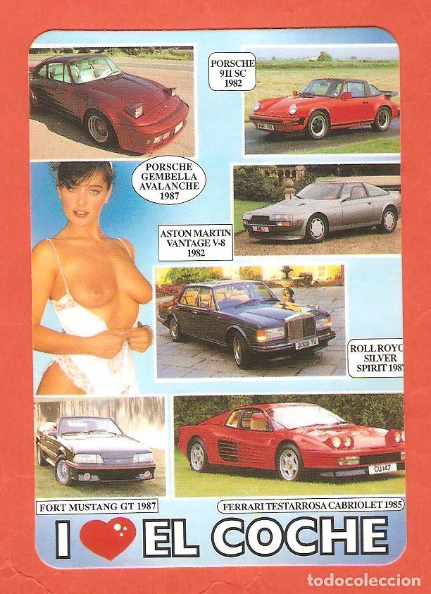 Kalender: CALENDARIO DE BOLSILLO DE SERIE A&Ntilde;O 1994 MC. 36 CHICA - COCHES - PUBLICIDAD EN REVERSO