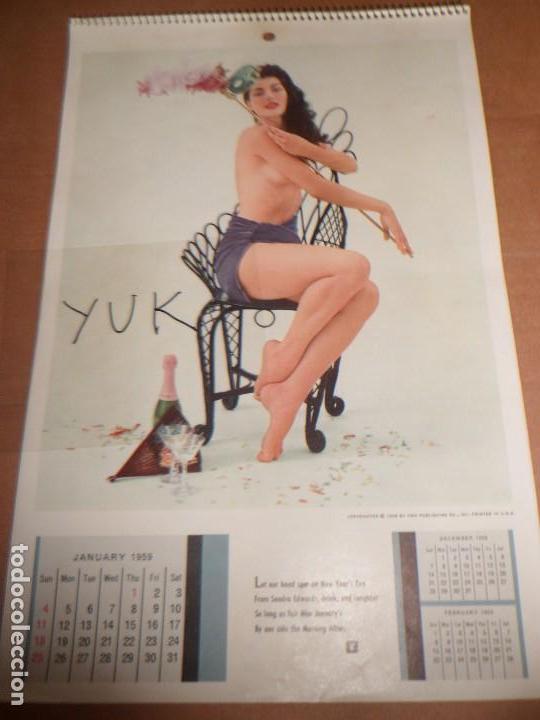 Calendriers: PRECIOSO CALENDARIO PLAYBOY 1959 - Solo falta Febrero