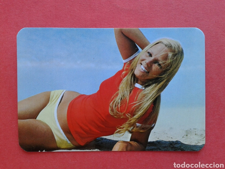 Calendriers: CALENDARIO CHICA EN BA&Ntilde;ADOR 1972