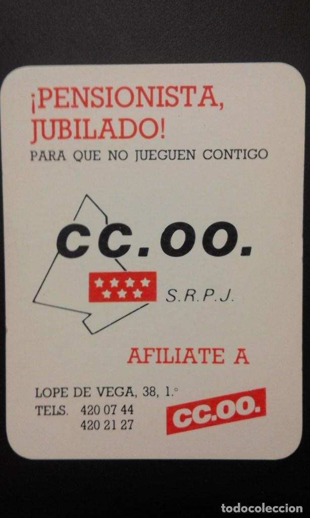 Kalender: 1 CALENDARIO DE ** CC.OO. ** - A&Ntilde;O 1989 -