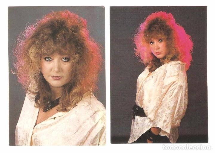 Kalender: 2 CALENDARIOS DE BOLSILLO PUBLICITARIOS DE RUSIA  A&Ntilde;O 1991  CHICAS - FOTO DE REVERSOS