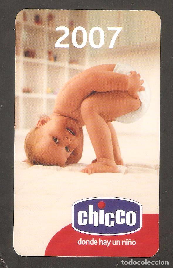 Kalender: CALENDARIO DE BOLSILLO PUBLICITARIO  A&Ntilde;O  2007  - CHICCO - DONDE HAY UN NI&Ntilde;O