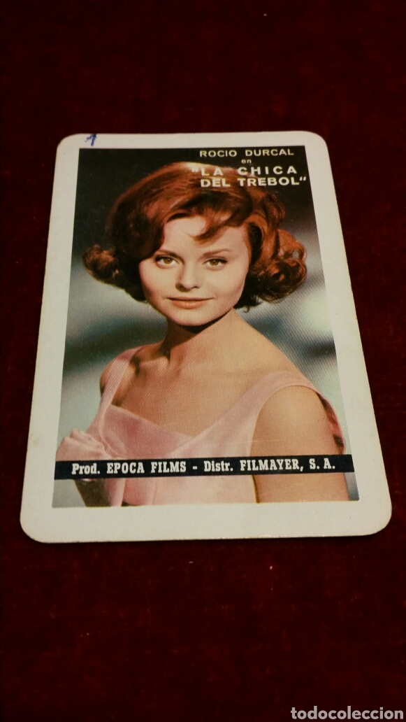 Calendriers: Calendario Fournier 1964 la chica del tr&eacute;bol Roc&iacute;o D&uacute;rcal