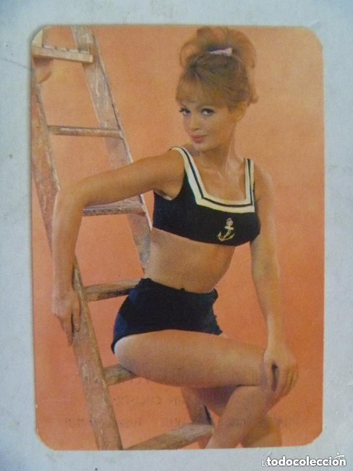 Kalender: CALENDARIO DE BOLSILLO DE 1970 , EROTICO CON MOZA ( LA ACTRIZ DENISE CALDER )