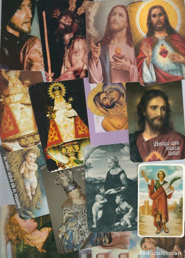 Calendriers: LOTE DE 38 CALENDARIOS DE - SANTOS - VIRGENES - VARIADOS DE TODOS LOS A&Ntilde;OS