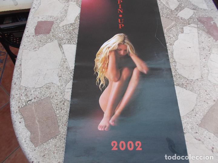 Kalender: calendario gran formato 32x69, en italiano, 2002, pin-up, 6 fotos de chicas, 2 por mes, silca