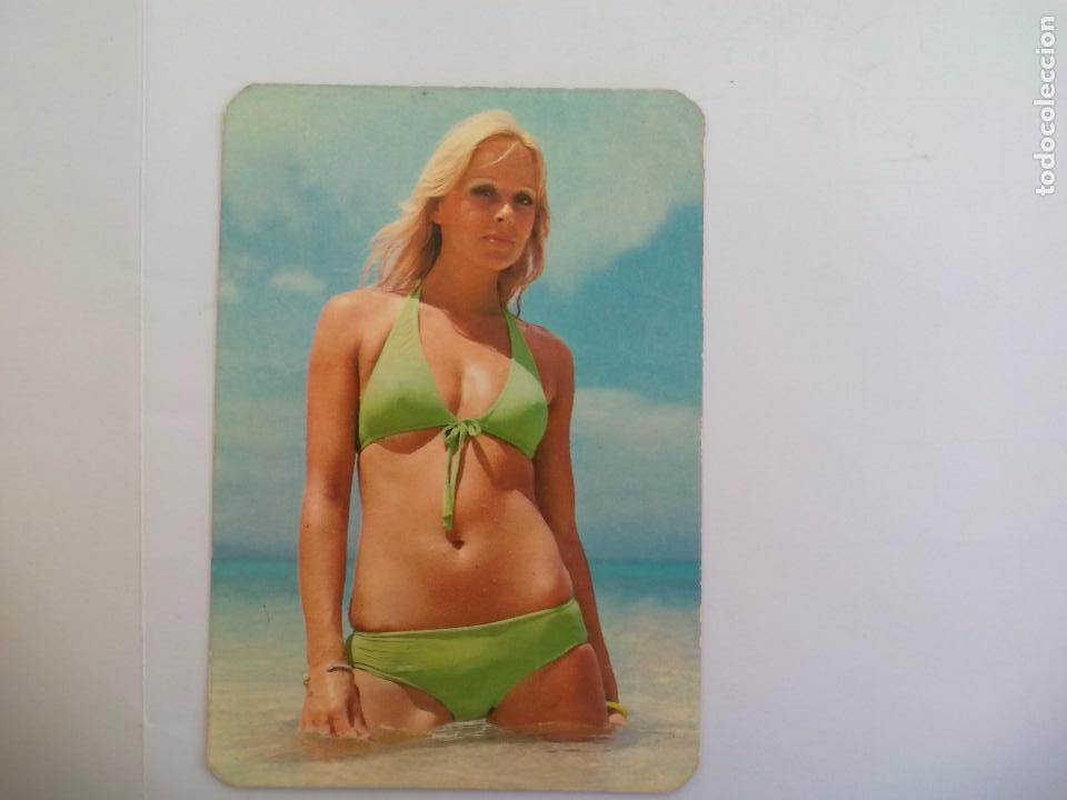 Calendriers: Calendario de bolsillo. Chica, er&oacute;tico. 1974 Dionisio Rubio, almacen de maderas, Sevilla, San Roque