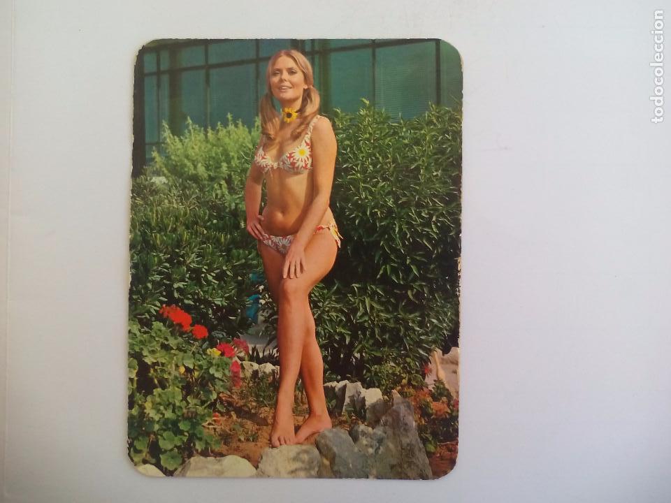 Calendriers: Calendario de bolsillo. Chica, er&oacute;tico 1972 Joyeria la Merced M&aacute;laga. calle frailes 36