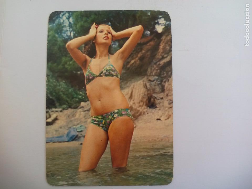 Calendars: Calendario de bolsillo Chica, er&oacute;tico 1974 deportes Cimbel. Caza, pesca M&aacute;laga