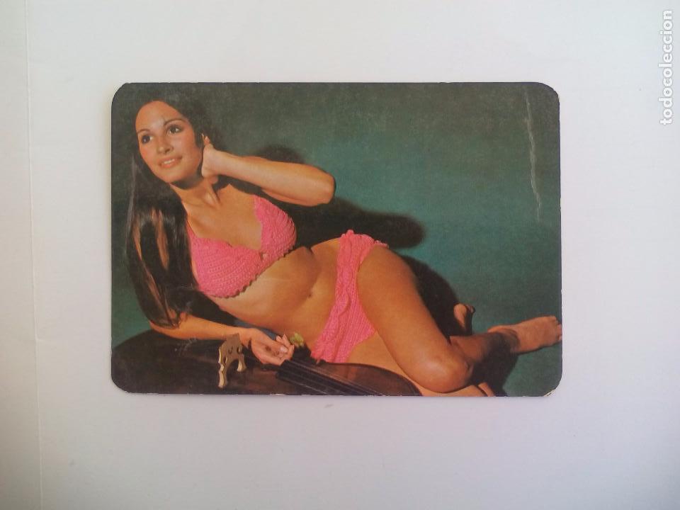 Calendars: Calendario de bolsillo Chica, er&oacute;tico 1974 Joannes. M&aacute;laga. Calle Amargura 1-3