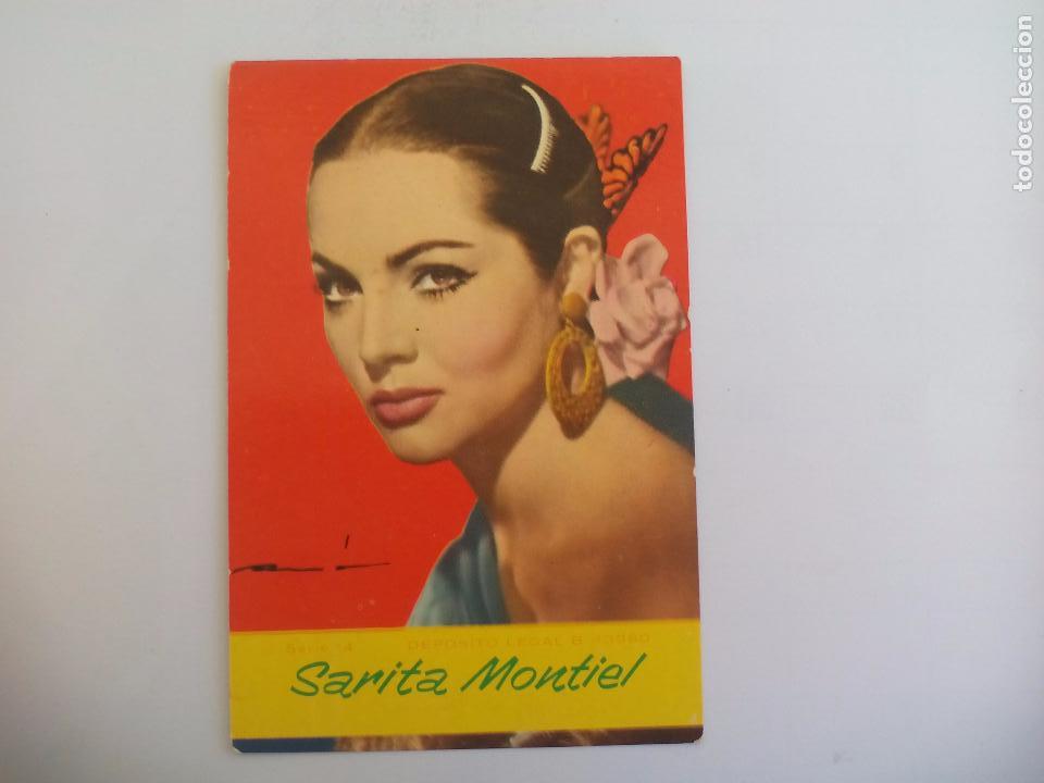 Calendars: Calendario de bolsillo Chica, er&oacute;tico 1965 Kiriko M&aacute;laga. Vinos y co&ntilde;ac Sarita Montiel.Serie 14