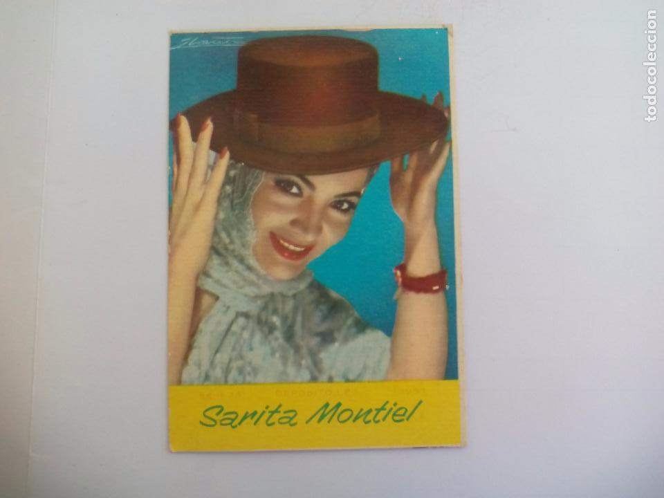 Calendars: Calendario de bolsillo Chica, er&oacute;tico 1965 Compa&ntilde;ia Mata M&aacute;laga. Anibal Vino Sarita Montiel.Serie 14