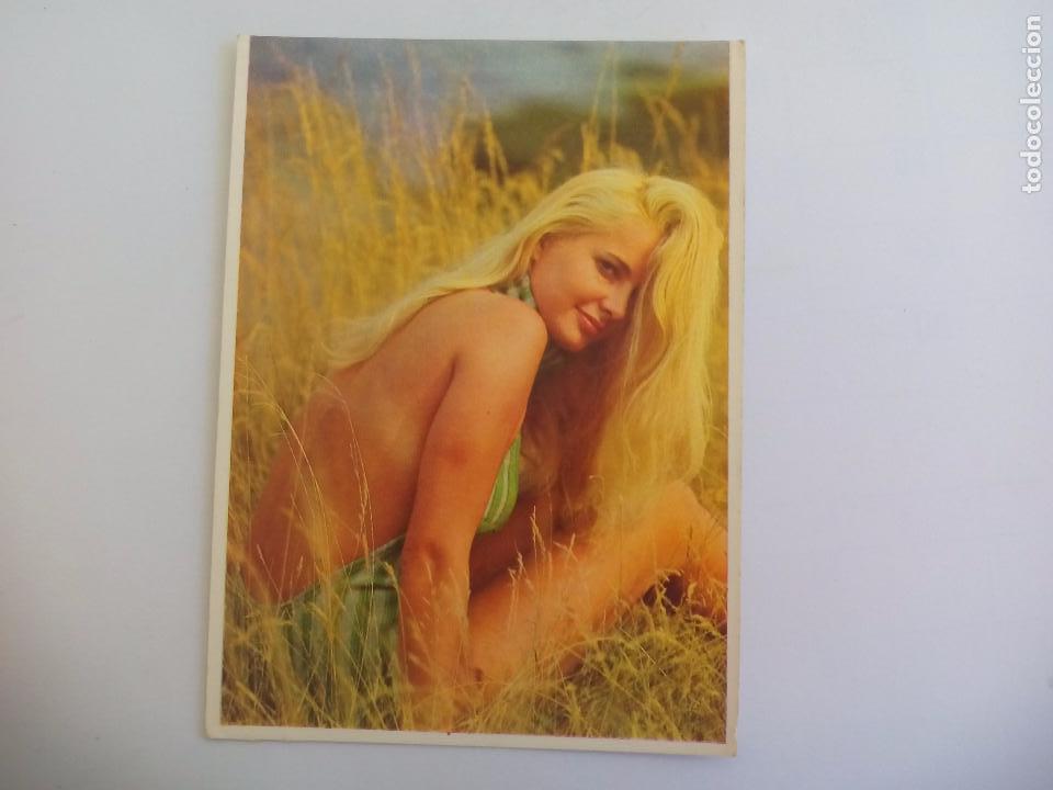 Calendars: Calendario de bolsillo Chica, er&oacute;tico 1971 Productos Doblas SL Psta Temple. M&aacute;laga