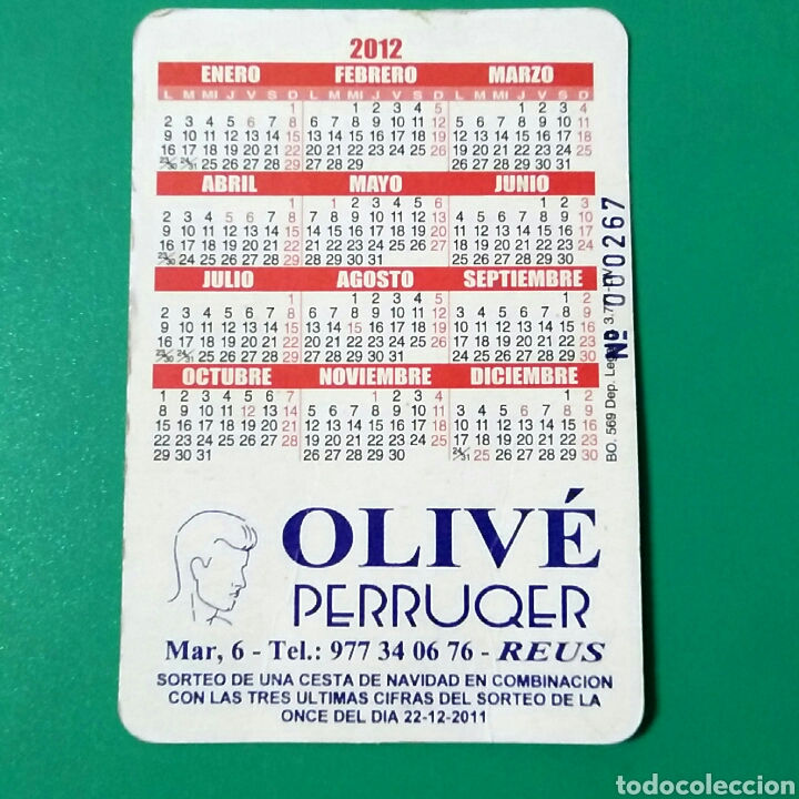 Calendarios: Calendario de bolsillo 2012 - Foto 2