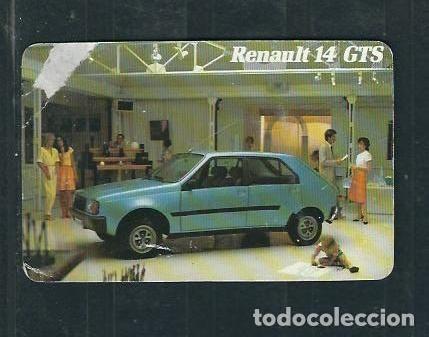 Kalender: CALENDARIO H. FOURNIER -  RENAULT 14 GTS - 1982