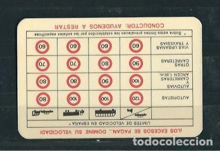 Kalender: CALENDARIO H. FOURNIER - LOS EXCESOS SE PAGAN DOMINE SU VELOCIDAD - 1982