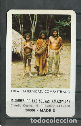 Kalender: CALENDARIO - H. FOURNIER -  MISIONES DE LAS SELVAS AMAZONICAS - 1985