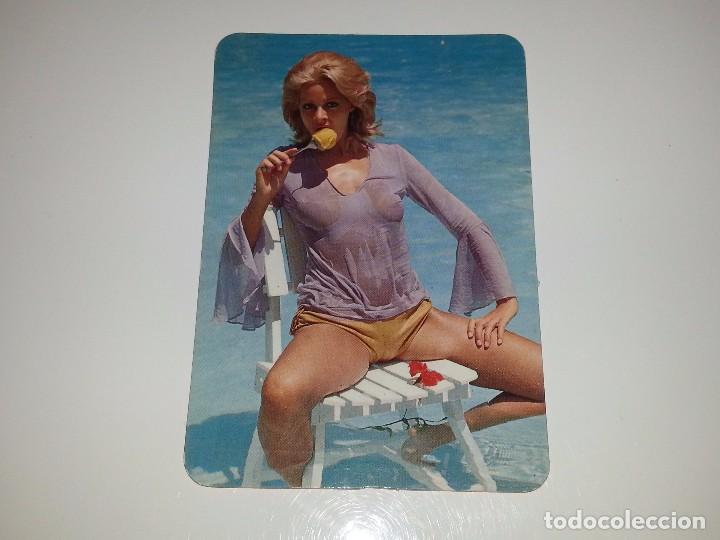Calendriers: ANTIGUO CALENDARIO DE BOLSILLO EROTICO A&Ntilde;O 1974 GA SERIE BO 505 CON PUBLICIDAD