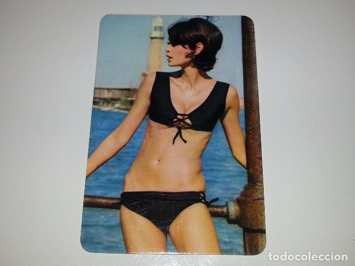 Calendriers: ANTIGUO CALENDARIO DE BOLSILLO EROTICO A&Ntilde;O 1974 SERIE I - 44 CON PUBLICIDAD