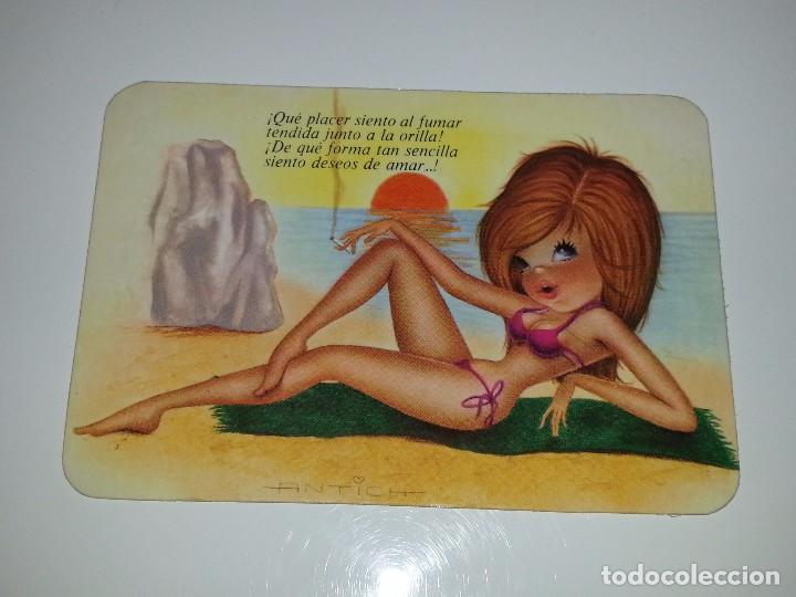 Calendriers: ANTIGUO CALENDARIO DE BOLSILLO EROTICO A&Ntilde;O 1974 SERIE R DIAMANTE VIGO CON PUBLICIDAD