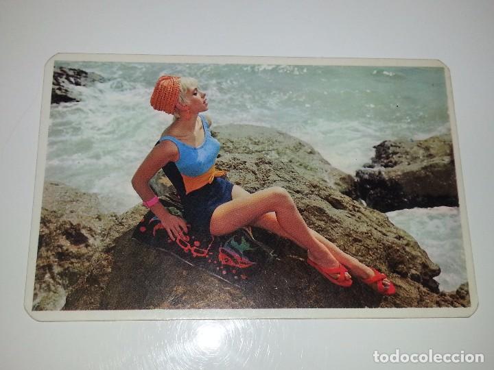 Calendriers: ANTIGUO CALENDARIO DE BOLSILLO EROTICO A&Ntilde;O 1970 TECNICROM BARCELONA CON PUBLICIDAD