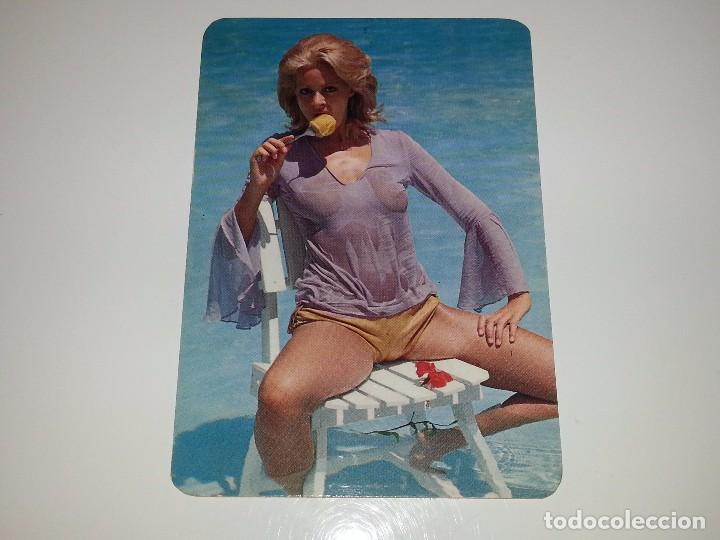 Calendriers: ANTIGUO CALENDARIO DE BOLSILLO EROTICO A&Ntilde;O 1974 GA SERIE BO 505 CON PUBLICIDAD