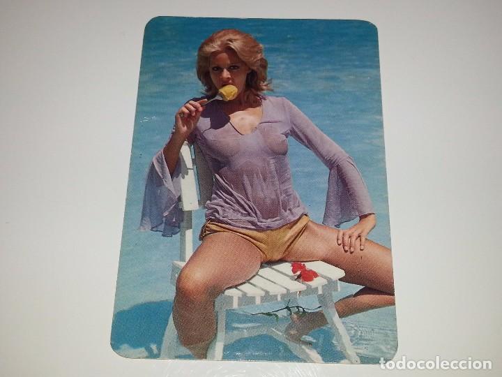 Calendriers: ANTIGUO CALENDARIO DE BOLSILLO EROTICO A&Ntilde;O 1974 GA SERIE BO 505 CON PUBLICIDAD