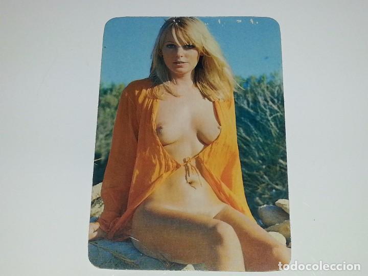 Calendriers: ANTIGUO CALENDARIO DE BOLSILLO EROTICO A&Ntilde;O 1977 GA SERIE BO 5059 CON PUBLICIDAD