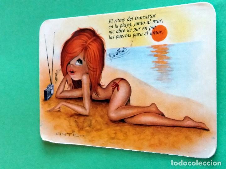 Calendriers: CALENDARIO - CHICAS DIBUJOS - 1974 - PUBLICIDAD - BAR FARAON - PALAM&Oacute;S (VER FOTO ADICIONAL)