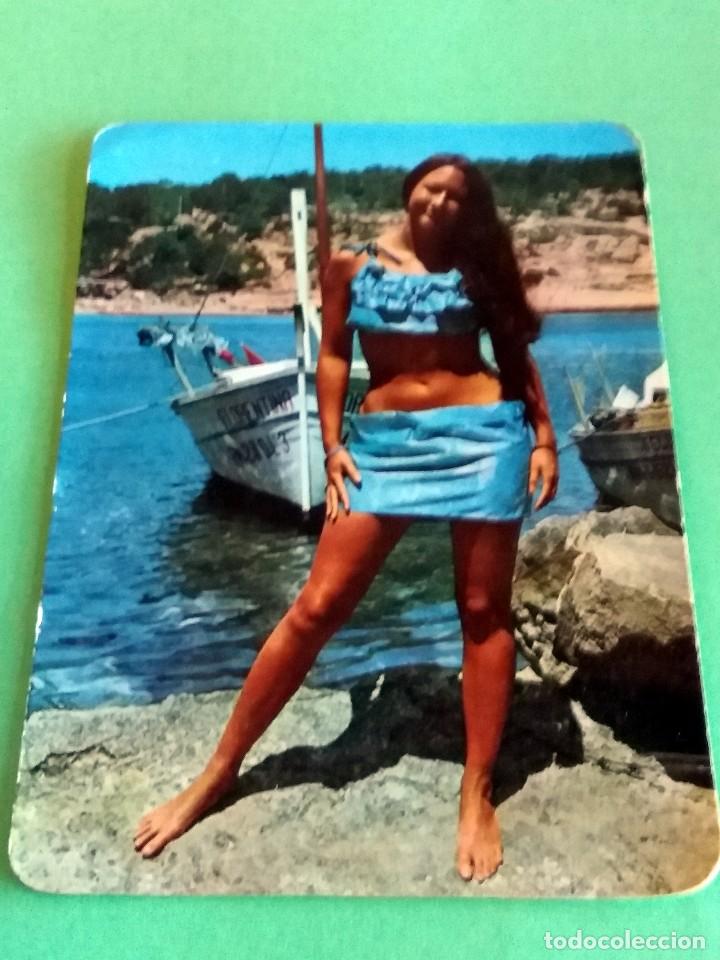 Calendriers: CALENDARIO - CHICAS ER&Oacute;TICO - 1973 - PUBLICIDAD - BAR EL BARRILET - PALAM&Oacute;S (VER FOTO ADICIONAL)