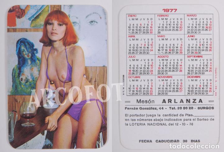 Calendriers: 1977 - Calendario er&oacute;tico de bolsillo - Me&oacute;n ARLANZA - BURGOS