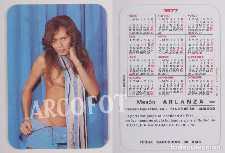 Calendriers: 1977 - Calendario er&oacute;tico de bolsillo - Mes&oacute;n ARLANZA - BURGOS