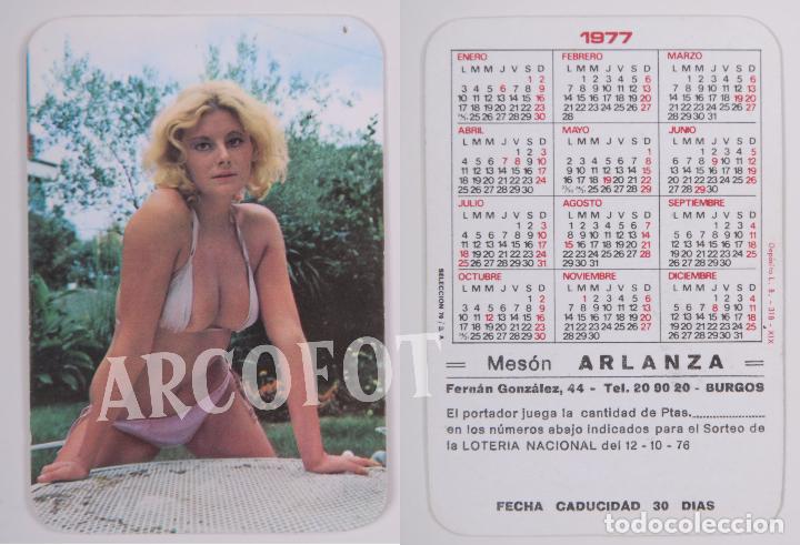 Calendriers: 1977 - Calendario er&oacute;tico de bolsillo - Me&oacute;n ARLANZA - BURGOS