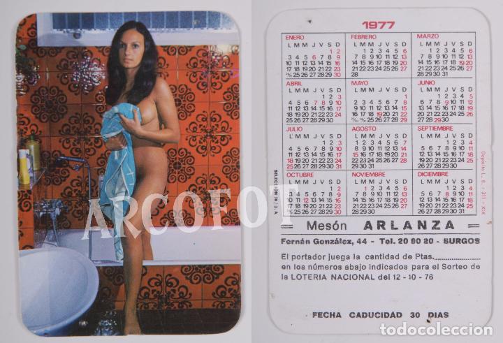 Calendriers: 1977 - Calendario er&oacute;tico de bolsillo - Me&oacute;n ARLANZA - BURGOS