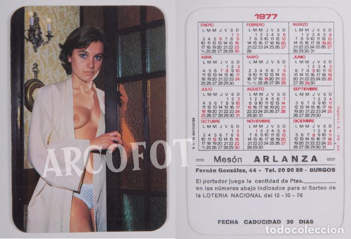 Calendriers: 1977 - Calendario er&oacute;tico de bolsillo - Me&oacute;n ARLANZA - BURGOS