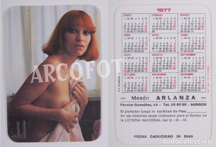 Calendriers: 1977 - Calendario er&oacute;tico de bolsillo - Me&oacute;n ARLANZA - BURGOS