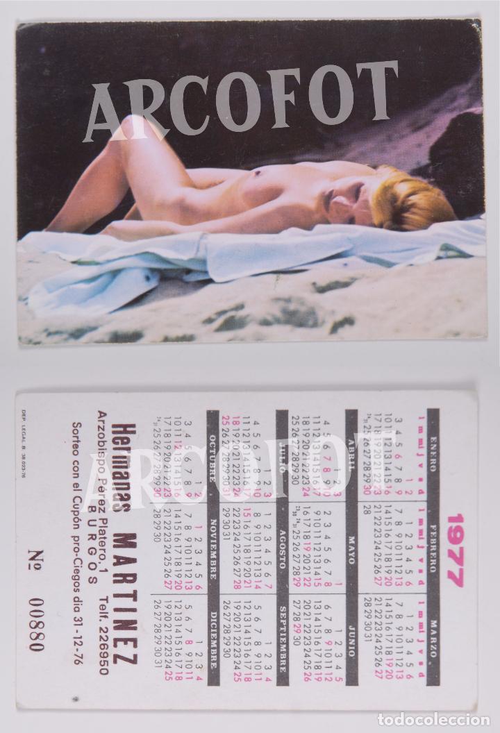 Calendriers: 1977 - Calendario er&oacute;tico de bolsillo - Hermanas MART&Iacute;NEZ - Burgos