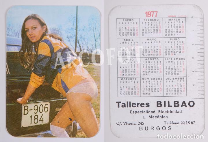 Calendriers: 1977 - Calendario er&oacute;tico de bolsillo - Talleres BILBAO - Burgos