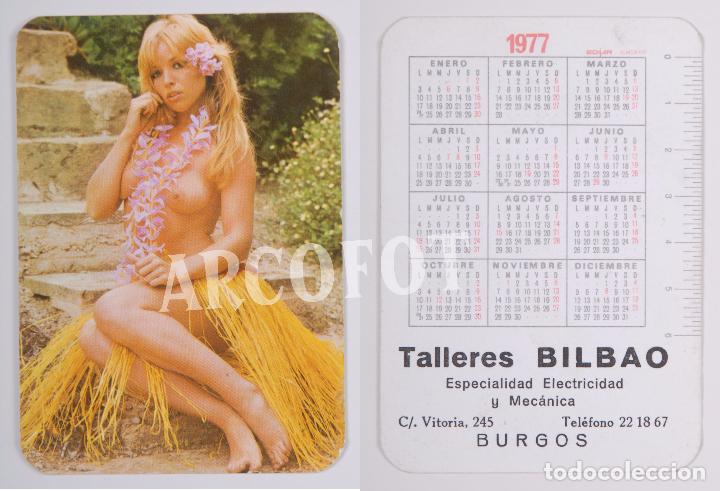 Calendriers: 1977 - Calendario er&oacute;tico de bolsillo - Talleres BILBAO - Burgos
