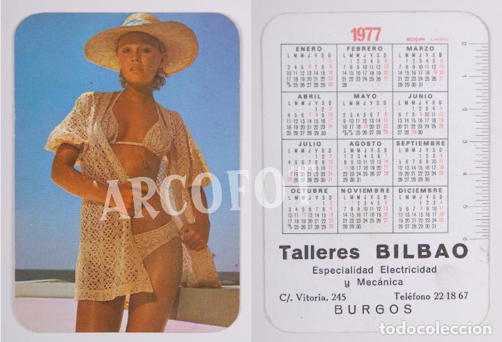 Calendriers: 1977 - Calendario er&oacute;tico de bolsillo - Talleres BILBAO - Burgos