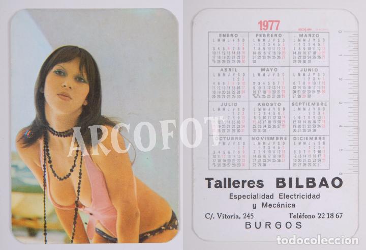 Calendriers: 1977 - Calendario er&oacute;tico de bolsillo - Talleres BILBAO - Burgos