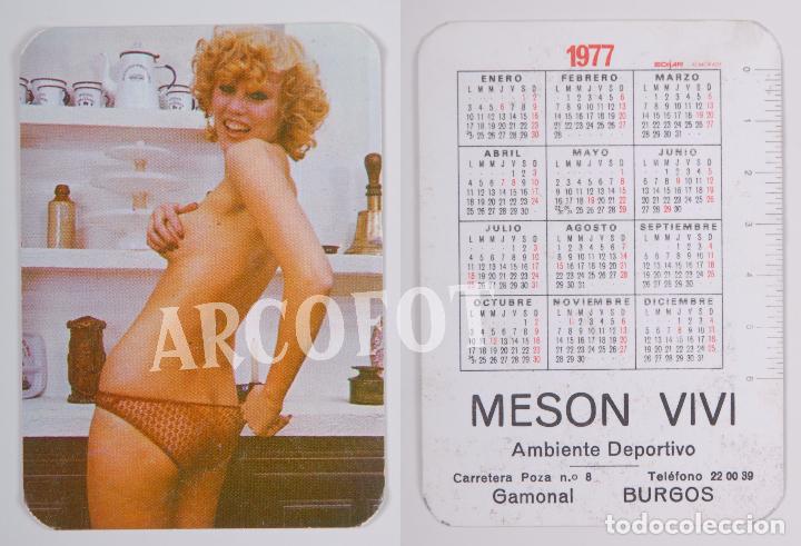 Calendriers: 1977 - Calendario er&oacute;tico de bolsillo - Mes&oacute;n VIVI - Burgos