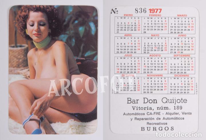 Calendriers: 1977 - Calendario er&oacute;tico de bolsillo - Bar Don Quijote - Burgos