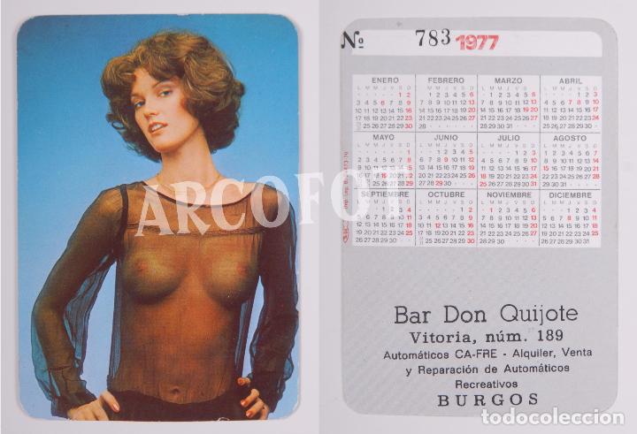 Calendriers: 1977 - Calendario er&oacute;tico de bolsillo - Bar Don Quijote - Burgos