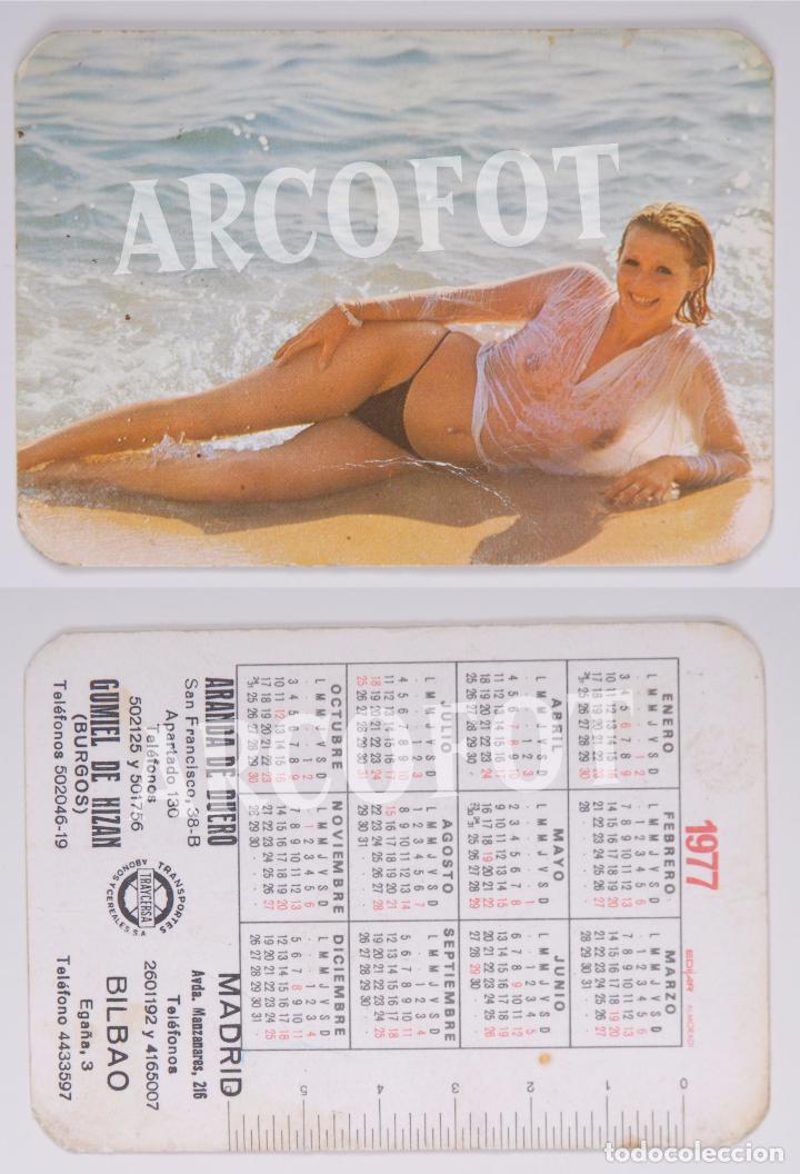 Calendriers: 1977 - Calendario er&oacute;tico de bolsillo - traycersa - Madrid - Bilbao - Aranda de Duero - Gumiel de I.