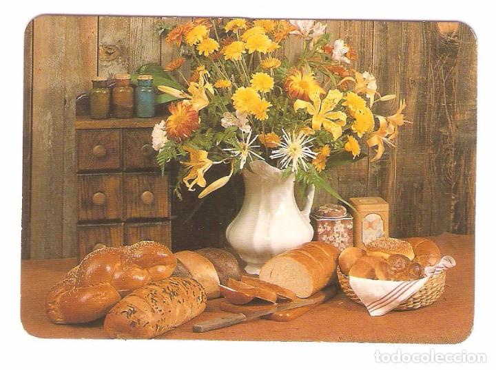 Calendriers: CALENDARIO DE BOLSILLO DE SERIE  A&Ntilde;O   1991  FLORES Y PAN  - FOTO DE REVERSO
