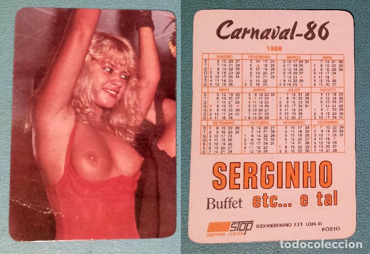 Calendars: DESNUDO FEMENINO - EROTICO - CALENDARIO EDITADO EN PORTUGAL - 1986