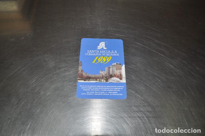 Calendars: calendario FOURNIER 1989 SANTA LUCIA DO1